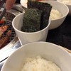 สาหร่ายโรยเกลือย่าง + ข้าวสวยญี่ปุ่น