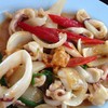 ปลาหมึกผัดไข่เค็ม