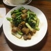 คะน้าหมูกรอบ อร่อยคับ