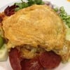 ข้าวคลุกกะปิ ที่นี่แปลกๆหน่อคือเป็นไข่เจียวโปะ อันนี้ตอน 12.00 นะคับ