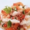 ยำตะไคร้กุ้งสด