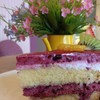 Blueberry mousse cake
