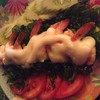 กุ้งพลอยทะเล (คล้ายสลัด อร่อยมาก)