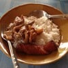 หมูผัดกะปิรสกลมกล่อม กับกุนเชียงรสชาติทั่วไปครับ