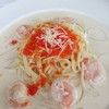 สปาเก็ตตี้ไข่กุ้ง กุ้งสด