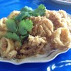 ปลาหมึกทอดกระเทียมพริกไทย