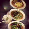 เมนูผัก - ผักแขนง ผักกระเฉด กุ้ยช่ายขาว 