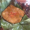 เนื้อปลาหมกใบตองย่าง