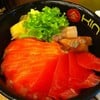 ข้าวหน้าปลา3อย่าง