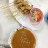 หมูสเต๊ะราดกะทิ