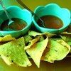 Corn Chips & Dipping Sauce @Que Chido Mexican Food