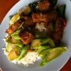 คะน้าหมูกรอบ