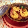 กุ้งอบวุ้นเส้นหม้อใหญ่จุใจ พิเศษตรงที่ร้านนี้ใส่ผงกะหรี่ลงไปคลุกเคล้าด้วยยย