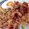 ข้าวผัดน้ำพริกลงเรือ ไข่เค็ม