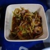ปลากระพงทอดน้ำปลากินกับยำมะม่วง