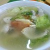 sliced fish soup ปลากระพงสดมาก น้ำซุปกลมกล่อม