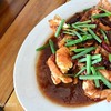กุ้งราดซอสมะขาม