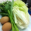 ผักสด , ไข่ไก่ห