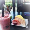 Strawberry Smoothy & Crape