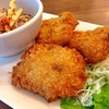 ปลาทอดกับยำมะม่วง