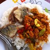 ปลาทอด+ผัดสตอพริกแกงไก่