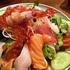 Sashimi Salad ปลาตรึมๆ