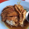 ข้าวหน้าหมูแดงหมูกรอบ