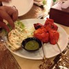 อันนี้อร่อย ไก่เค็มๆมันๆ คู่กับแป้งนาน