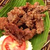 หมูทอดคลุกข้าวคั่ว