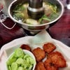 ทอดมันเนื้อแน่นหนึบกับตัมยำปลากระพงชิ้นโต