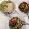 ไก่ตุ๋นมะนาวดอง ลาบหมูคั่ว ผัดผักรวมมิตร