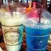 green apple frappé vs Italian blue soda