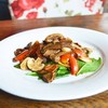Baby Spinach Salad with Porcini &Crispy Bacon