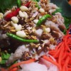 ยำลูกชิ้นปลากราย