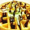 Plain Waffle with Cream (After)