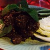 ลาบหมูทอด