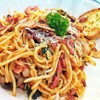 Spaghetti Spicy Garlic & Mushroom