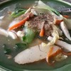 จับฉ่ายราดหน้าปลา