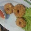 ทอดมันกุ้ง ถ่ายทันตอนแค่ 3ชิ้น ^^