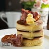 Pan Cake with Bacon & Caramel