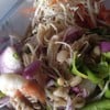 ยำเห็ดเข็มทองกุ้ง