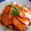 ข้าวหมูแดง หมูแดงล้วนชิ้นใหญ่