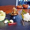 ข้าวมันส้มตำไก่ทอด