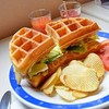 Ham & Cheese Waffle