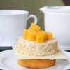 White Chocolate and Coconut Mousse with Mango