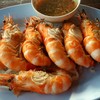 กุ้งเผาขนาดกลาง