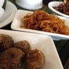 ลูกกะปิ ผักกาดเค็มผัดหวาน(ไชโป๊วหวานผัด) เนื้อเค็มฝอยผัดหวาน