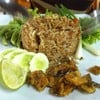 ข้าวผัดน้ำพริกปลาสลิด