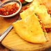 Mexican Quesadillas Stuffed Fried Tortillas Served With Salsa