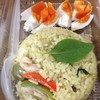 ข้าวผัดเขียวหวาน ไข่เค็ม